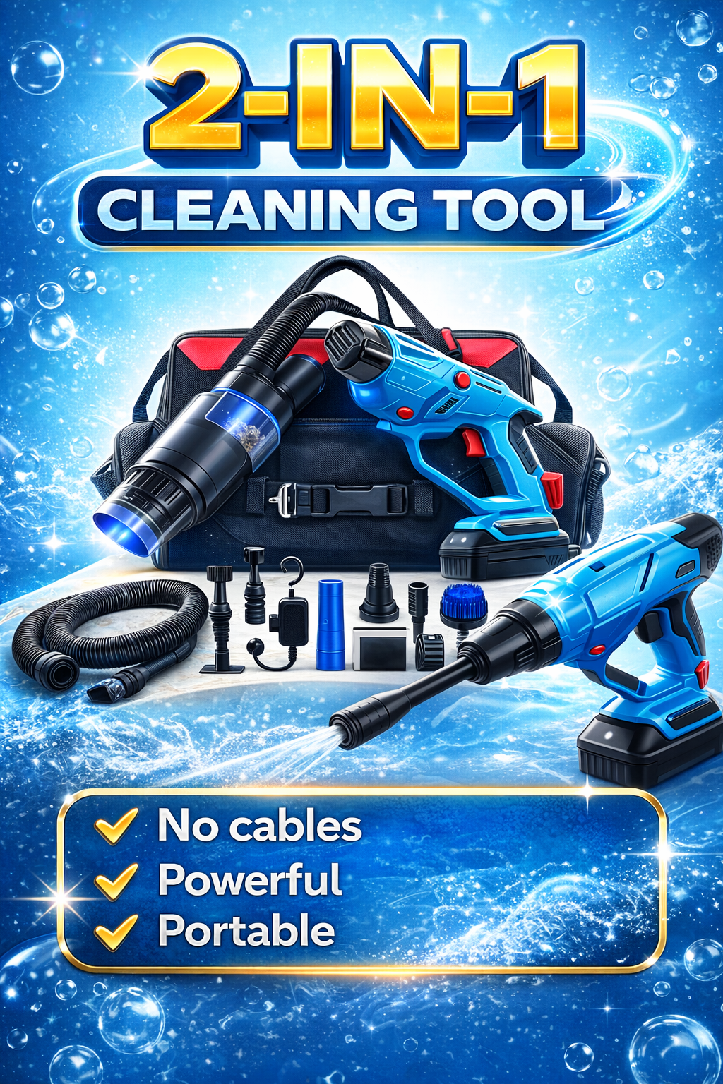 2-in-1 Car Cleaning Tool 🚗💨